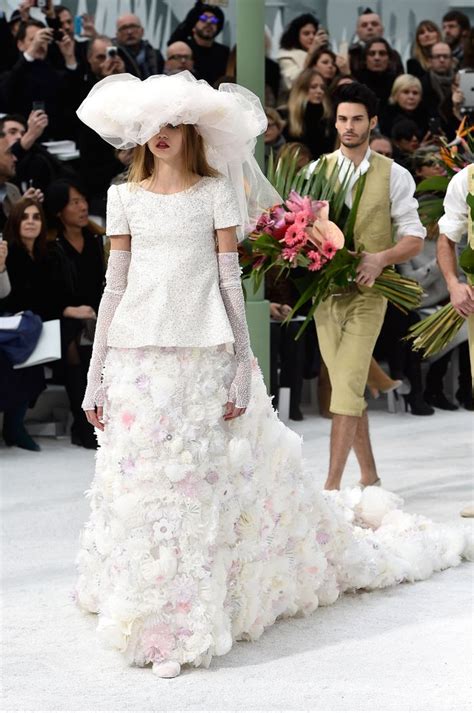 chanel bridal 2015|chanel tuxedo wedding dress.